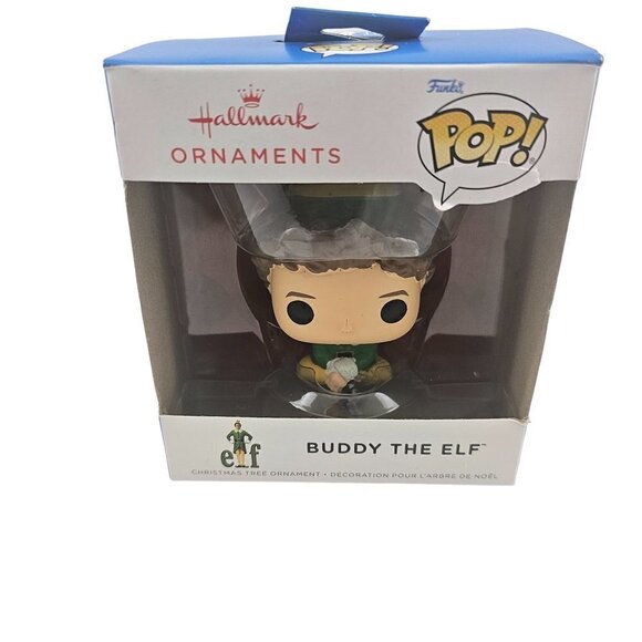 Hallmark Funko POP! BUDDY THE ELF Movie Christmas Tree Holiday Décor Ornament - Picture 1 of 14